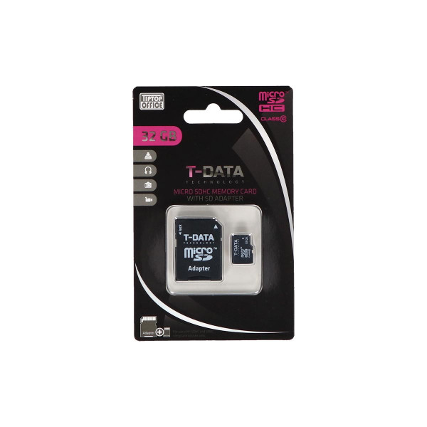 Memory card, 32GB + Adapter 