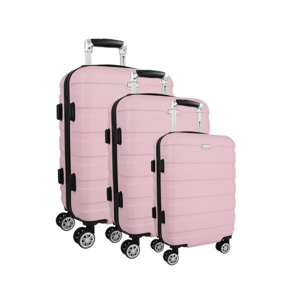 Trolley Case Set ''Skymate'' 3/1, Pink 