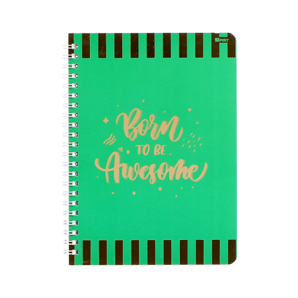 Spiral Notebook ''QUOTES'' A5 Soft Cover, Lines 