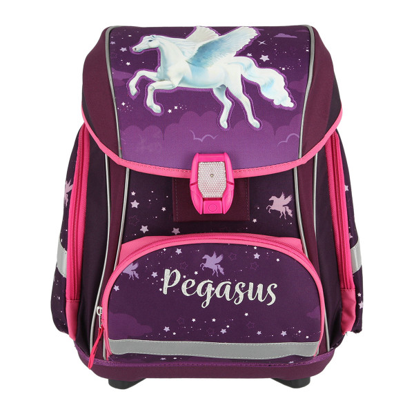 School bag set ''PEGASUS 3D'' SMART 5-pcs (LED buckle) 
