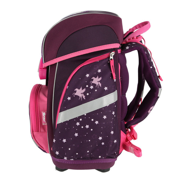 School bag set ''PEGASUS 3D'' SMART 5-pcs (LED buckle) 