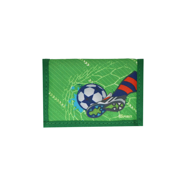 School bag set ''FOOTBALL GREEN 3D'' SMART 5-Pcs (LED buckle) 