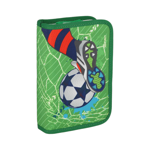 School bag set ''FOOTBALL GREEN 3D'' SMART 5-Pcs (LED buckle) 