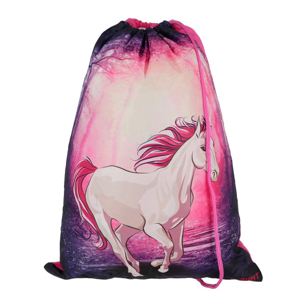 School bag set ''MAGIC UNICORN 3D'' SMART 5-pcs (LED buckle) 