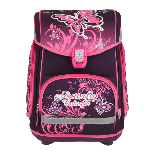 School bag set ''BUTTERFLY'' MAXX 5-pcs (LED buckle) 