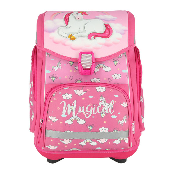 School bag set ''UNICORN'' MAXX 5-pcs (LED buckle) 