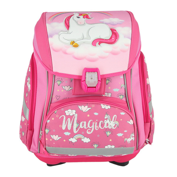 School bag set ''MAGICAL 3D'' SMART 5-pcs (LED buckle) 