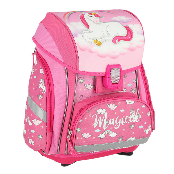 School bag set ''MAGICAL 3D'' SMART 5-pcs (LED buckle) 