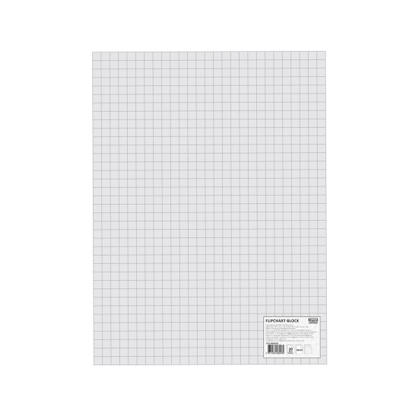 Papir za Flipchart Tablu, 20 Lista, 68x95cm, Karo 