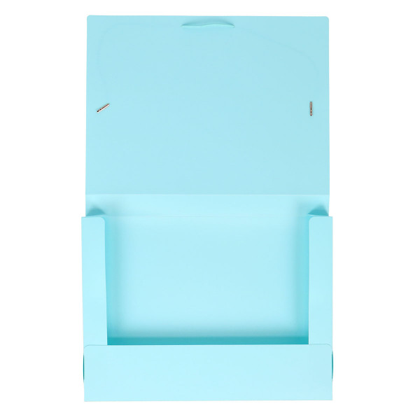 Fascikla Box sa 2 Gume Plava Pastel 