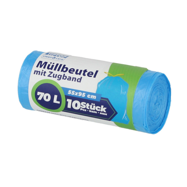 Müllbeutel 70L, mit Zugband 10/1 