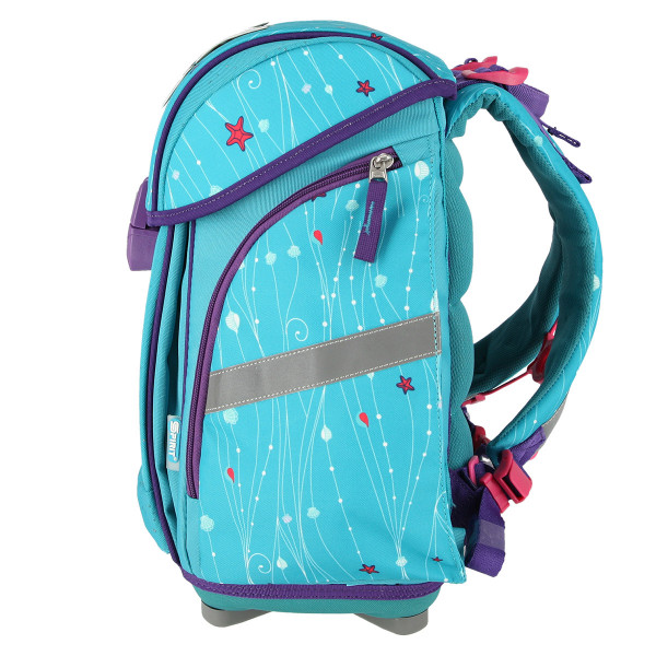 School bag set ''FAIRY'' NEW START 3D 5-Pcs (LED buckle) 