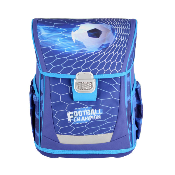 School bag set ''FOOTBALL CHAMPION'' COOL 4-Pcs (Metal buckle) 