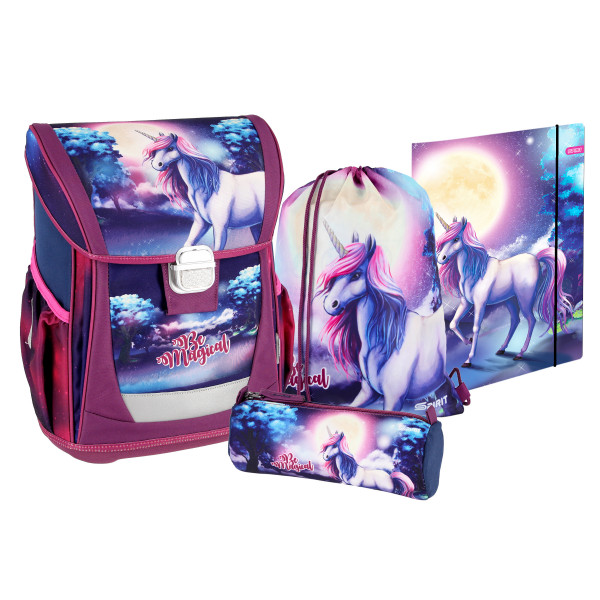 School bag set ''BE MAGICAL''COOL 4-Pcs (Metal buckle) 