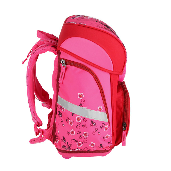 School bag set ''FLOWERS'' 3D SMART 5-Pcs (LED buckle) 