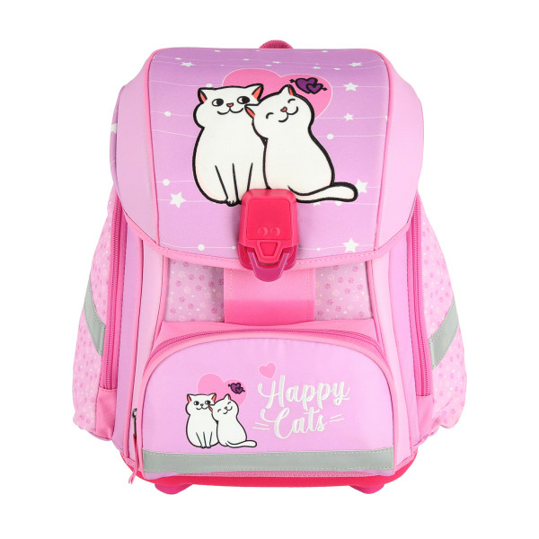 Torba set ''HAPPY CATS'' SMART PREMIUM 5-delova (LED kopča) 