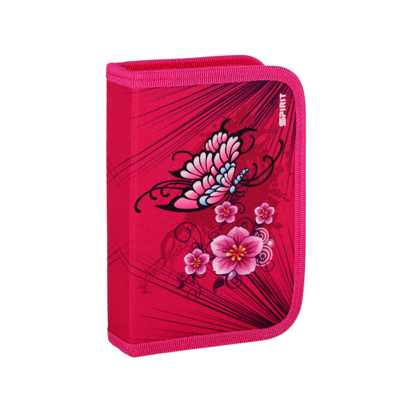 Pencil case ''BUTTERFLY'', 1-Zipper 