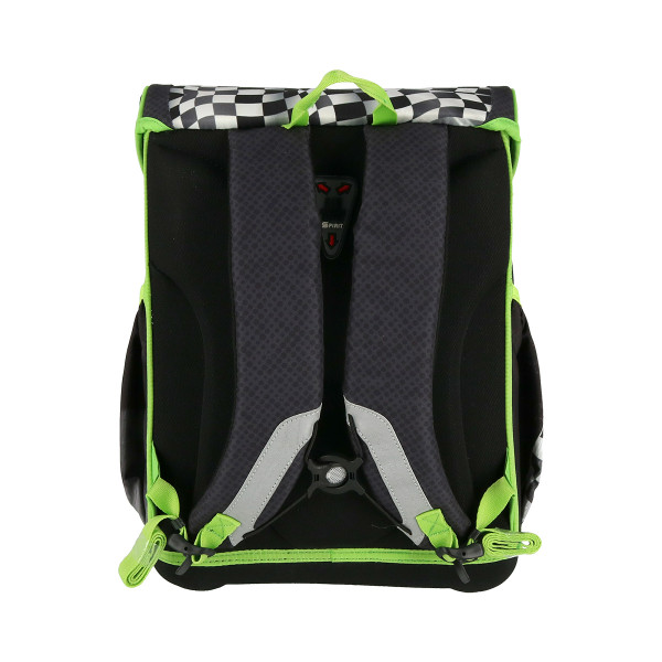 School bag set ''RACER MONSTER'' COOL 4-Pcs (Metal buckle) 