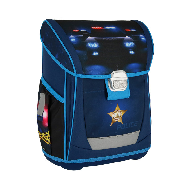 School bag set ''POLICE'' COOL 4-Pcs (Metal buckle) 