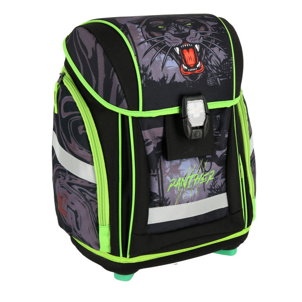 School bag set ''PANTHER WILD'' NEW START 5-Pcs (LED buckle) 