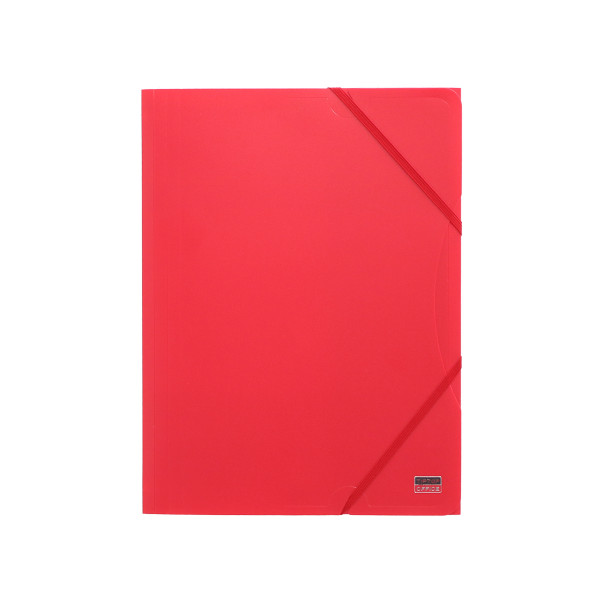 3-Flap File & Elastic Band, A4 PP 