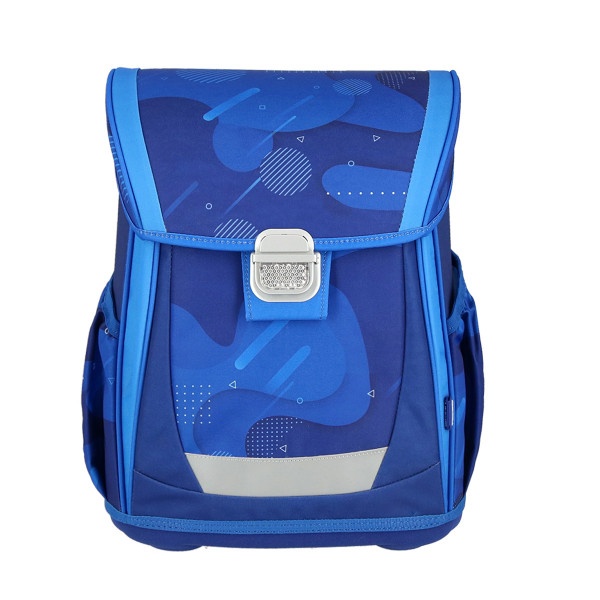 School bag set ''BLUE CLOUD'' COOL 4-Pcs (Metal buckle) 