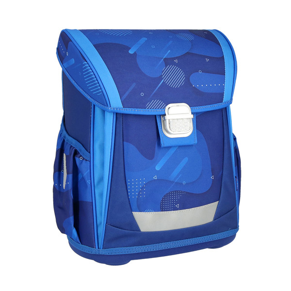 School bag set ''BLUE CLOUD'' COOL 4-Pcs (Metal buckle) 