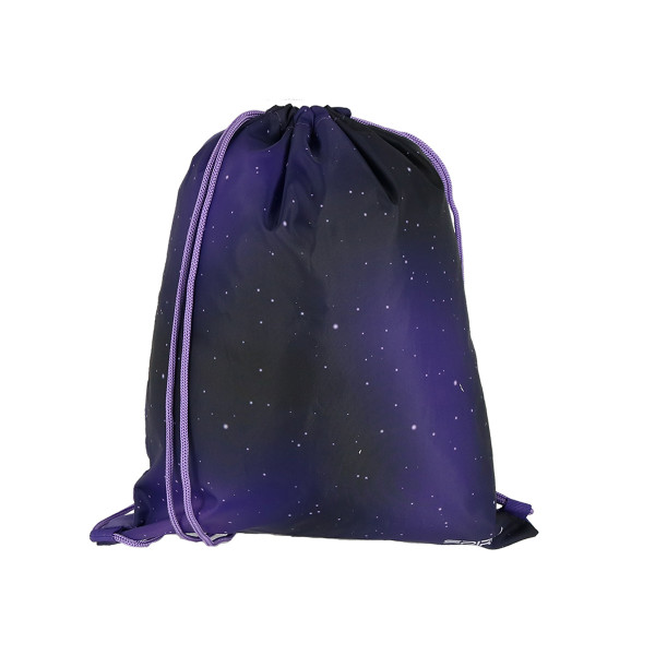 School bag set ''PURPLE SOLID'' COOL 4-Pcs (Metal buckle) 