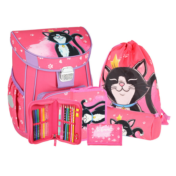 School bag set ''CAT QUEEN'' VISION 4-Pcs 