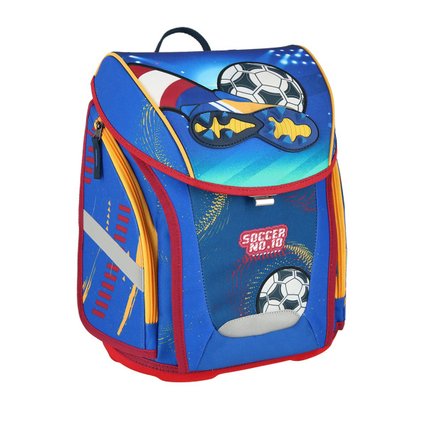 School bag set ''SOCCER'' 3D COMO 5-Pcs (Magnetic buckle) 