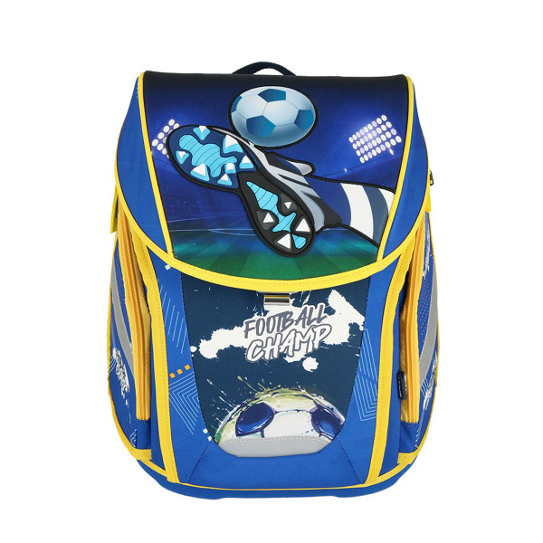 School bag set ''FOOTBALL CHAMPION'' 3D COMO 5-Pcs (Magnetic buckle) 