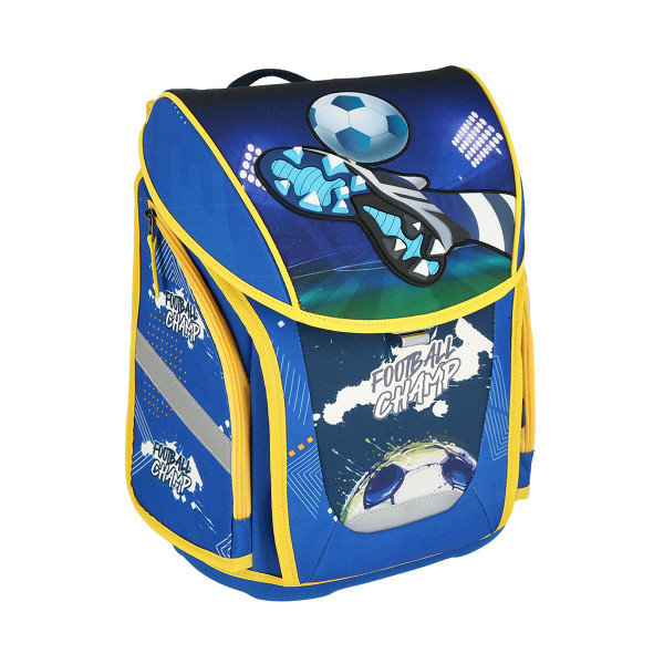 School bag set ''FOOTBALL CHAMPION'' 3D COMO 5-Pcs (Magnetic buckle) 
