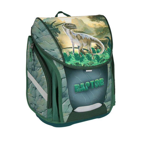 School bag set ''RAPTOR'' 3D COMO 5-Pcs (Magnetic buckle) 