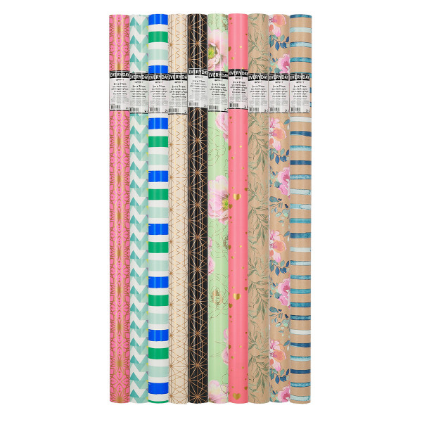 Gift paper ''EVERYDAY'' 50/1, Assorted colours 