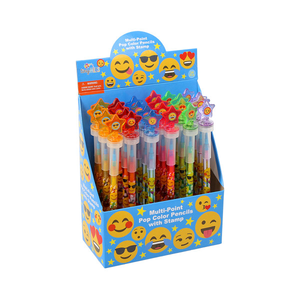 Color Pencils with Stamper 