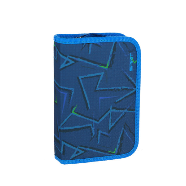 School bag set ''BLUE FOOTBALL'' COSMO 6-Pcs (Magnetic buckle) 