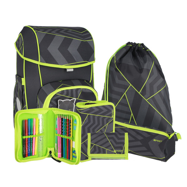 School bag set ''PANTHER'' COSMO 6-Pcs (Magnetic buckle) 