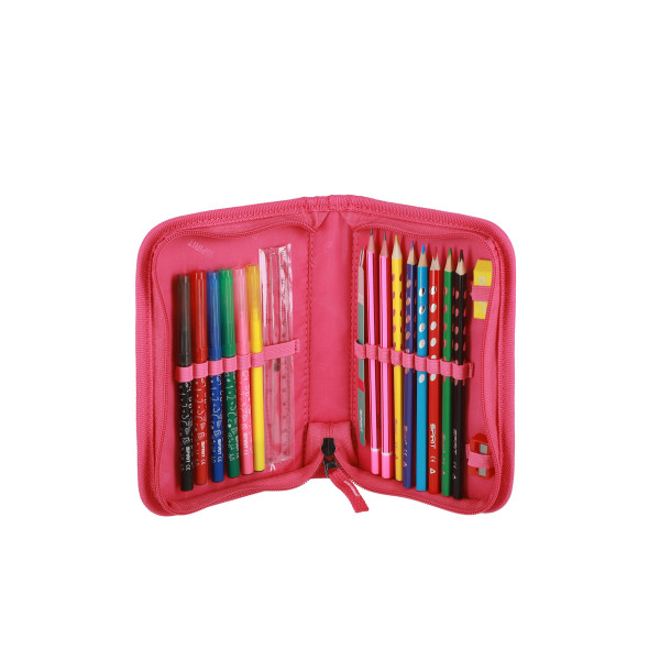 School bag set ''WHITE HORSE'' COSMO 6-Pcs (Magnetic buckle) 