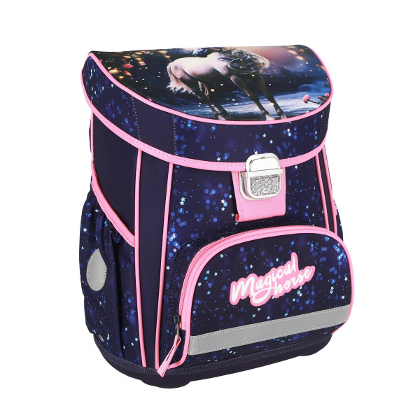 School bag set ''MAGIC HORSE'' VISION + 5-Pcs (Metal buckle) 