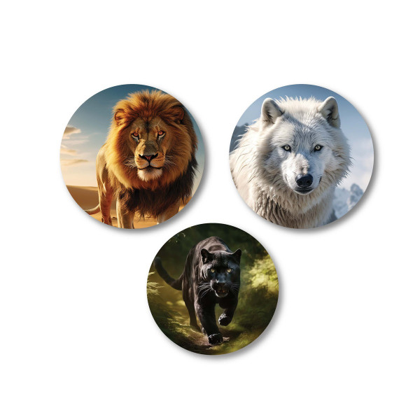 Stiker ''WILD ANIMALS'' Patch Me, 3/1 