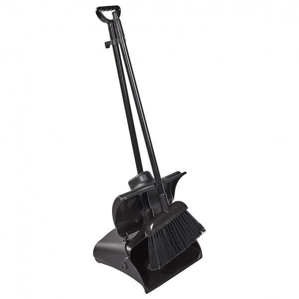 Household dustpan with broom 