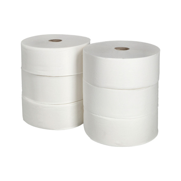 Centerfeed Toilettenpapier 6x350m, 2-lagig, 1590 Blatt , 100% Zellulose 