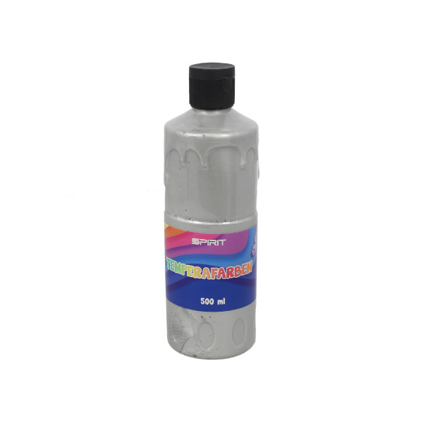 Tempera 500ml, Srebrna 