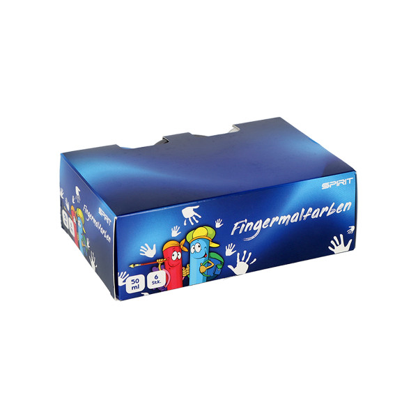 Boja za oslikavanje prstima 6 Boja, 50ml 