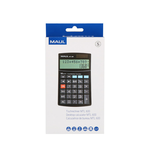 Desktop Calculator ''MTL 600'', 12-Digits 