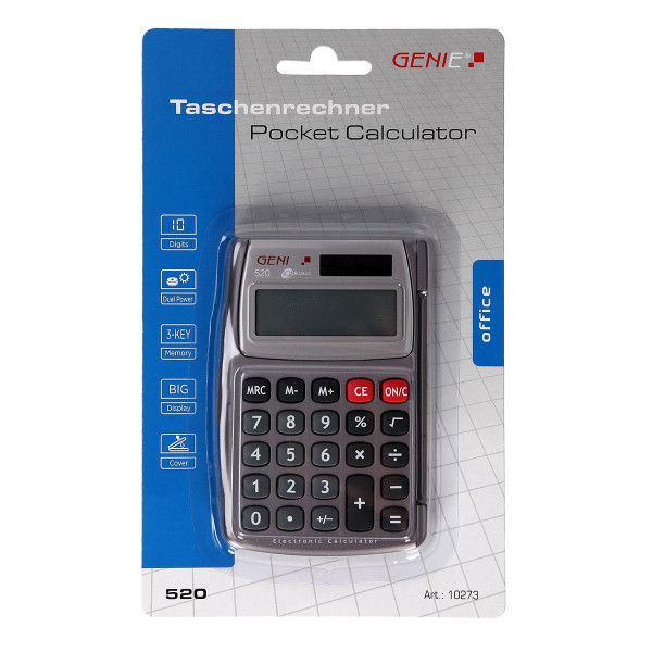 Pocket calculator 