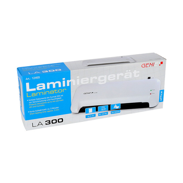 Laminator A4 LA-300 za Folije 80-100mic 2xLed Lampa Beli 