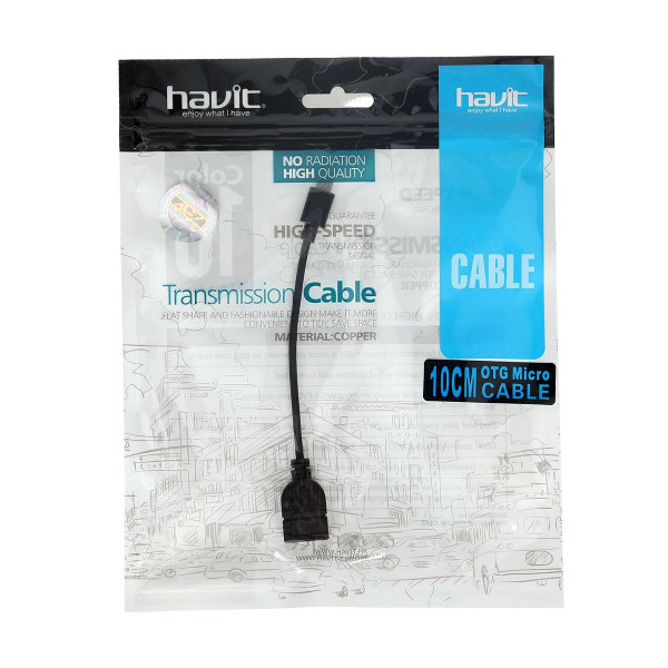 OTG Micro Cable, 10cm 