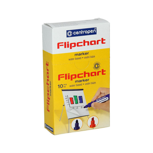 Flipchart marker, round tip 