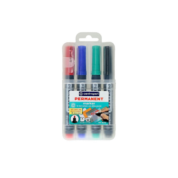 Marker permanent, 2.5mm round tip, sorto